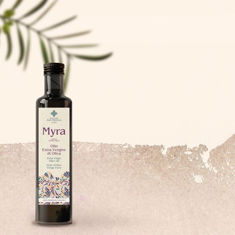 Confezione da 12 bottiglie Olio extravergine di oliva Myra da 250 ml