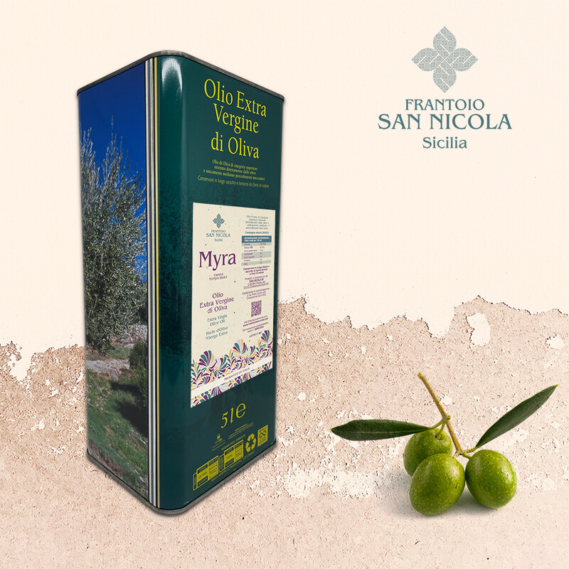 Latta da 5 L di Olio extravergine di oliva Myra