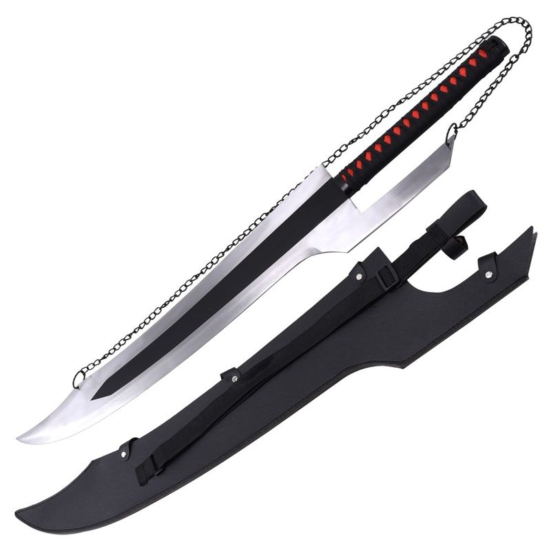 SPADA ORNAMENTALE BANKAI ZANPAKUTO ZANGETSU DI ICHIGO KUROSAKI SERIE BLEACH