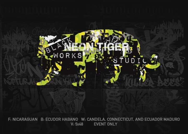 Black Works Studios - Event Only - Neon Tiger