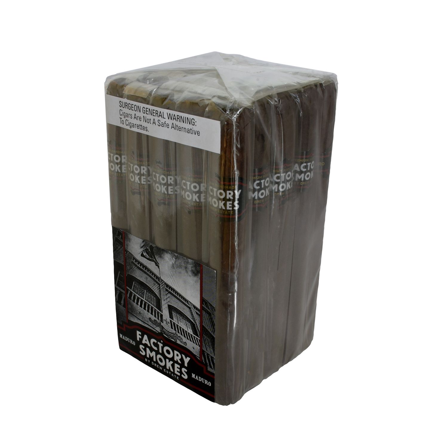 Factory Smokes Maduro, Size: Churchill 7 x 50, Quantity: Bundle (25)