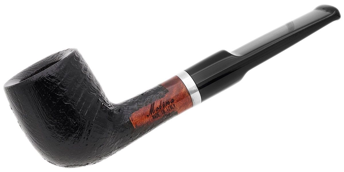 Molina Pipes - Barasso Sandblasted Black (104) (9mm Filter)