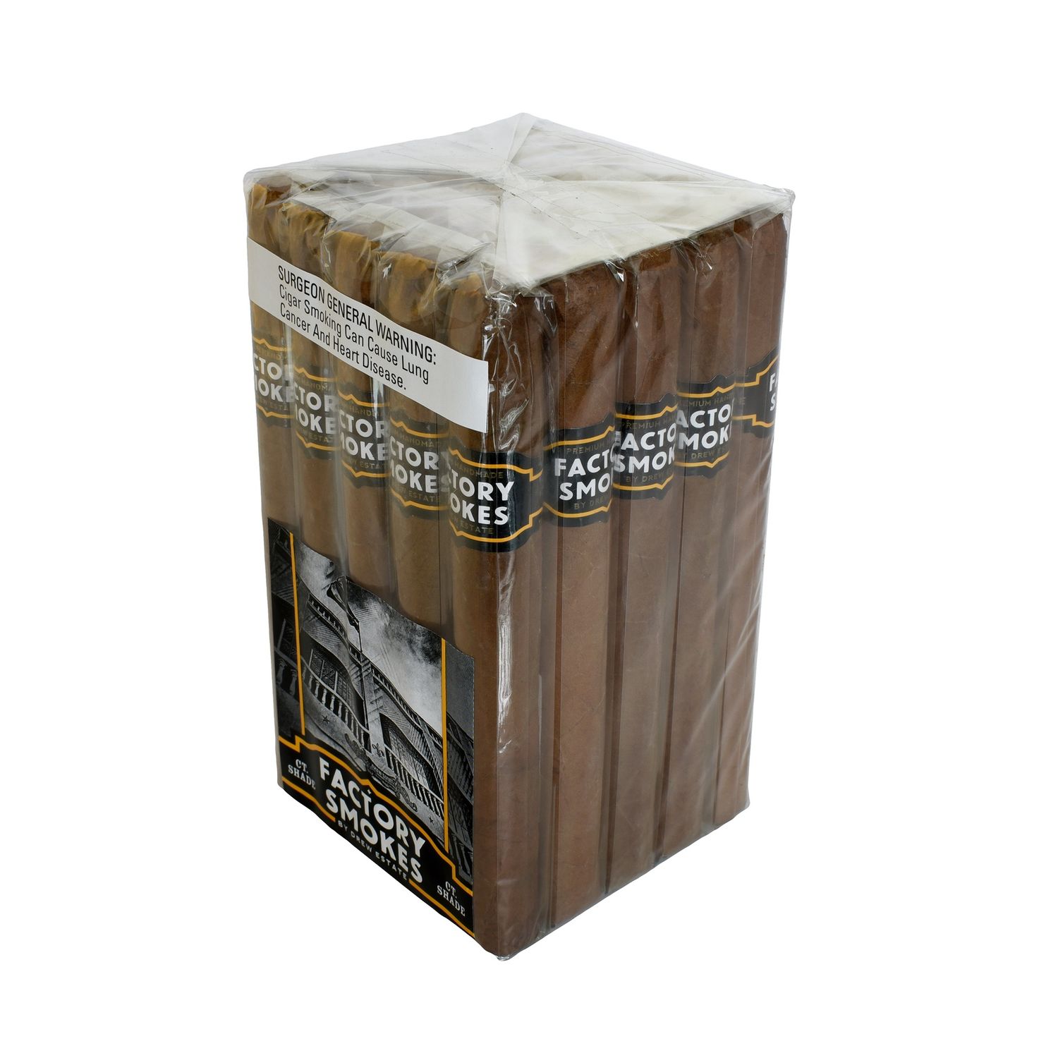 Factory Smokes - Shade, Quantity: Bundle (25), Size: Churchill 7 x 50