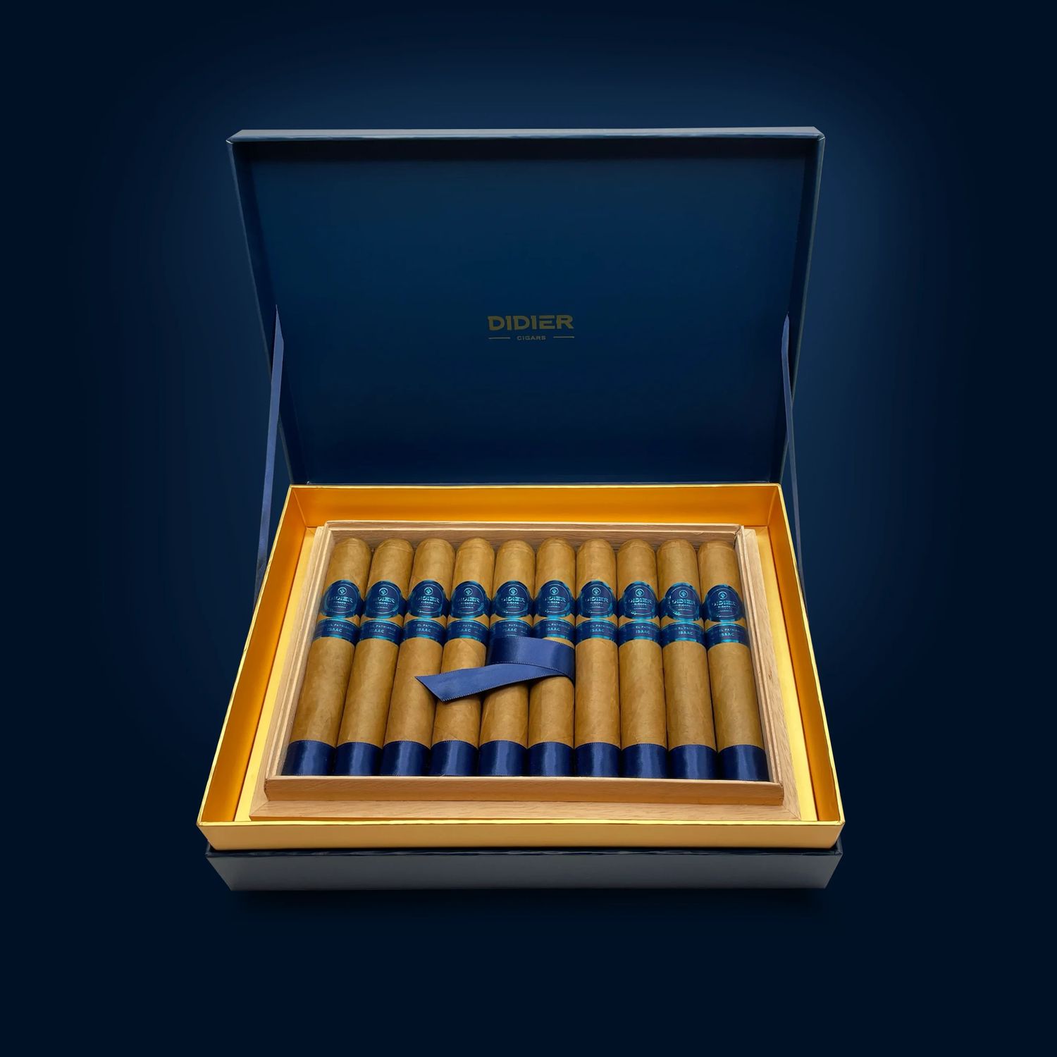 Didier - Isaac - Blue, Quantity: Box (20), Size: Gordo 6 X 60