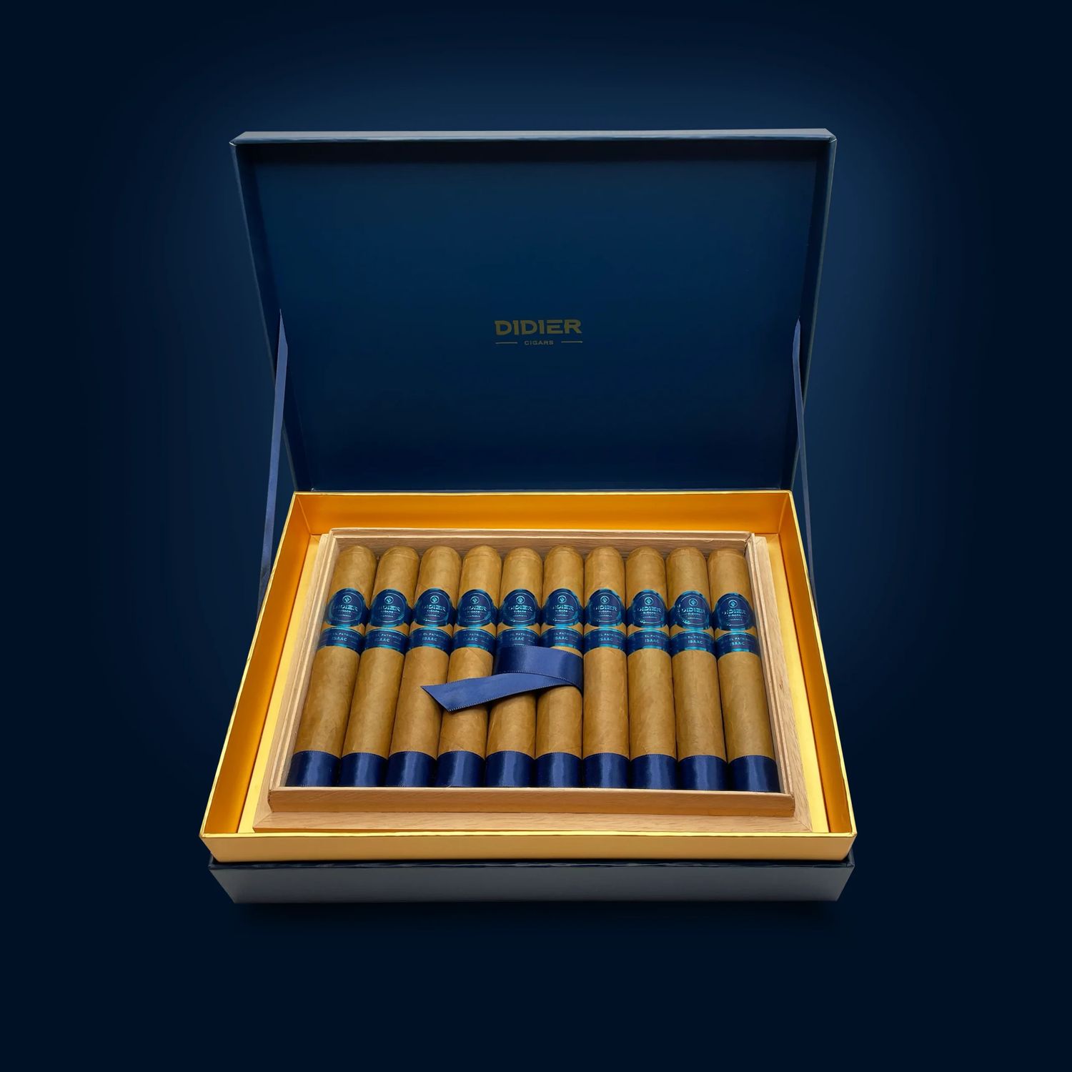 Didier - Isaac - Blue, Quantity: Box (20), Size: Gordo 6 X 60