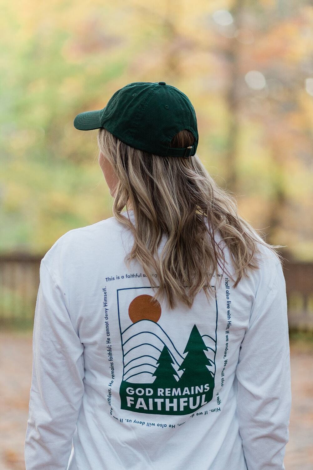 God Remains Faithful - Long Sleeve T - Back Design