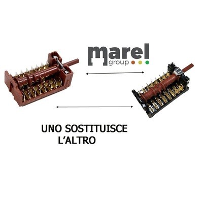 COMMUTATORE 4+0 POSIZIONI 8+8  CONTATTI