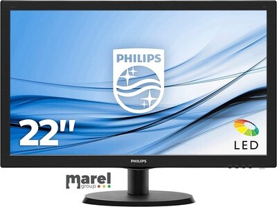 Philips Monitor 223V5LHSB2 Monitor LCD-TFT per PC Desktop 21,5" LED, Full HD, 1920 x 1080, 5 ms, HDMI, VGA, Attacco VESA, Nero