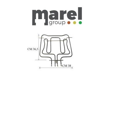 RESISTENZA ELETTRICA PER FORNO ADATTABILE SMEG W1000/1700 V 230 cm.38,2 x 36 STAFFA cm.15 INTERASSE FISSAGGIO cm.13,3 INTERASSE FASTON cm.10 e 2,5 RESISTENZA ELETTRICA PER FORNO ADATTABILE SMEG W1000/1700 V 230 cm.38,2 x 36 STAFFA cm.15 INTERASSE FISSAGGIO cm.13,3 INTERASSE FASTON cm.10 e 2,5