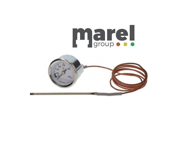 TERMOMETRO BIANCO ø 52 mm 50-350 GRADI C