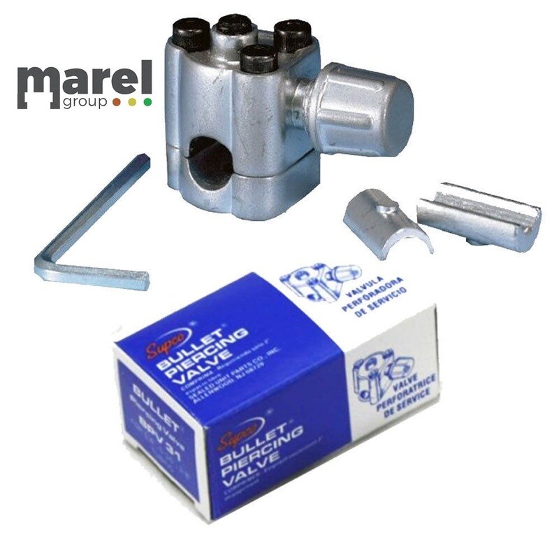 RUBINETTO PERFORATORE PER RICARICA FRIGORIFERO/CONDIZIONATORE BPV31