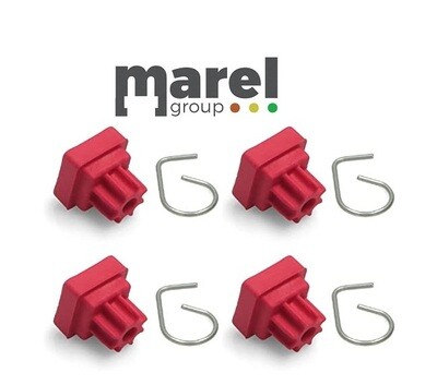 GOMMINO ROSSO X GRIGLIE PVA750 SMEG PEZZI 4