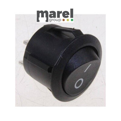 INTERRUTTORE  DIAM.20mm NERO