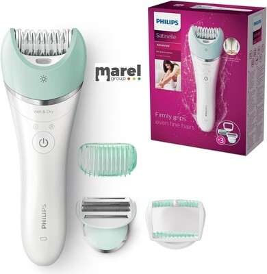 Philips BRE620/00 Satinelle Advanced Epilatore, 17 Dischi, 5.4 W, 15 V