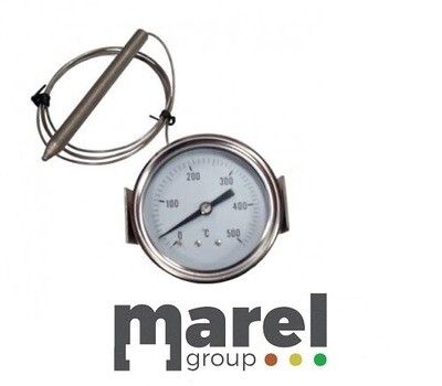 TERMOMETRO FORNO A LEGNA BARBECUE 500 GRADI INOX CON SONDA LUNG. 110CM