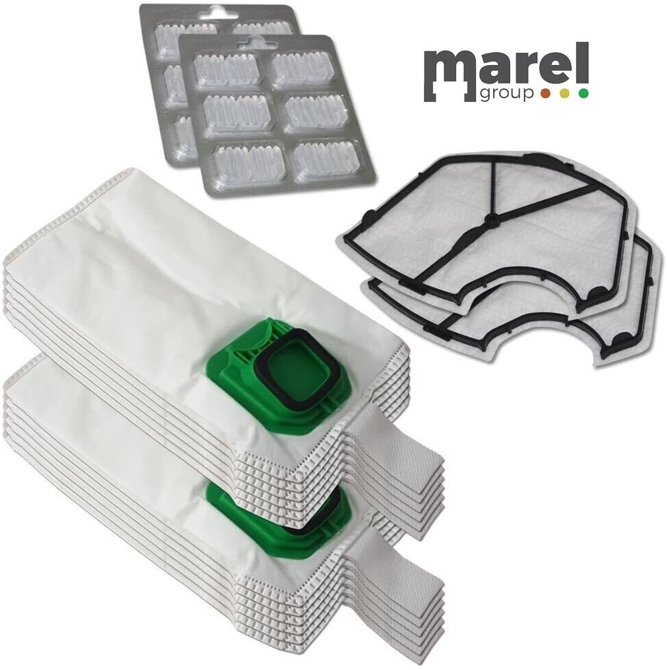COMPATIBILE FOLLETTO VK 140 150 ADATTABILI 12 SACCHETTI +12 PROFUMI +2 FILTRI gr