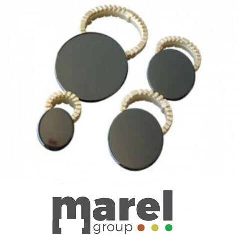 KIT 4 PIATTELLI + 4 ANELLI IN OTTONE   ARISTON INDESIT
