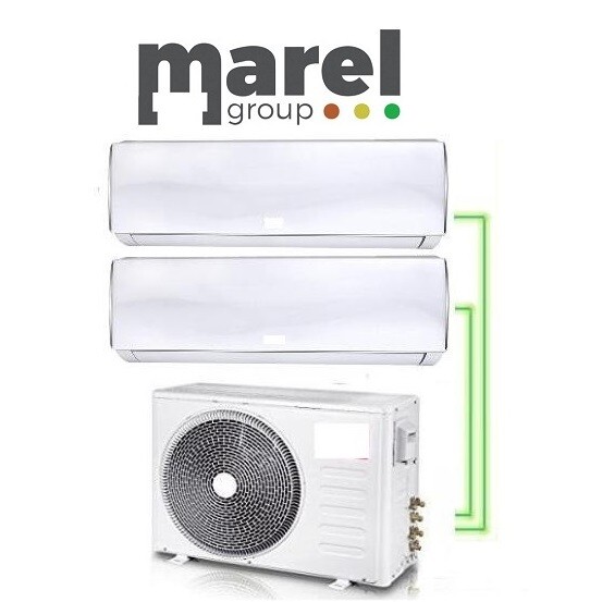 Akai  CLIMATIZZATORE DUAL FMA-09CHSD/DVI + FMA-12CHSD/DVI - 2X UNITA' INTERNE + 1X ESTERNA - 9000BTU+12000 BTU