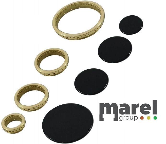 KIT PIATTELLI + ANELLI PER CUCINA PIANO COTTURA SAMET  NARDI 4 FUOCHI