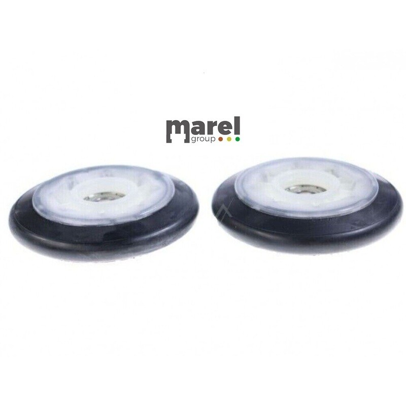 KIT 2PZ RULLO RUOTE PULEGGIA TAMBURO ASCIUGATRICE LG SERIE RC RH