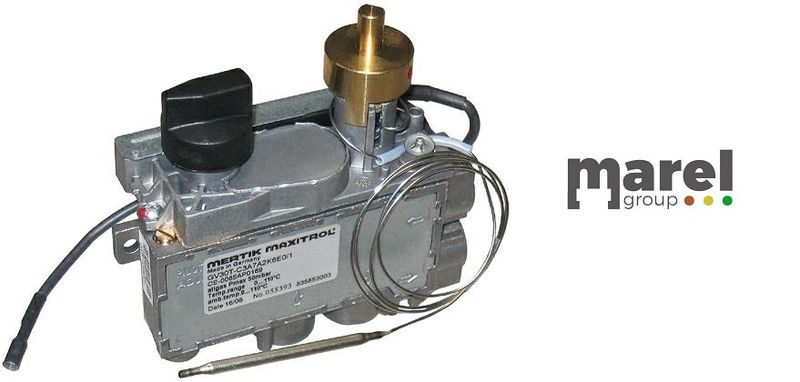 Valvola gas MERTIK 30-100 C senza vite di min.