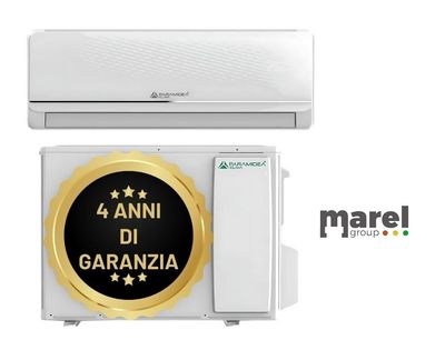 Pyramidea CLIMATIZZATORE WiFi AC109UI + AC109UE - UNITA' INTERNA + ESTERNA - 9000 BTU - INVERTER - POMPA DI CALORE - GARANZIA 4 ANNI