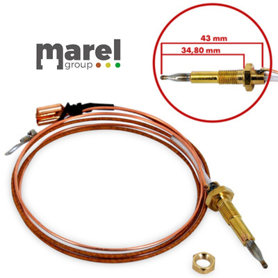 TERMOCOP.M6x0.75 L900 + faston occhiello