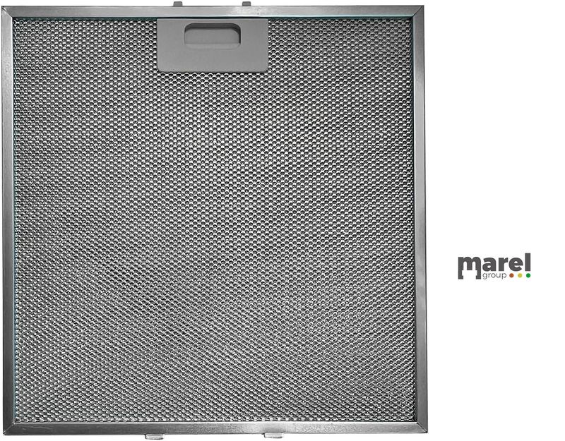 Filtro Metallico Antigrasso per Cappa Aspirante, Compatibile con Elica Whirlpool Ariston, Dimensioni: 320x320X9mm 30302016