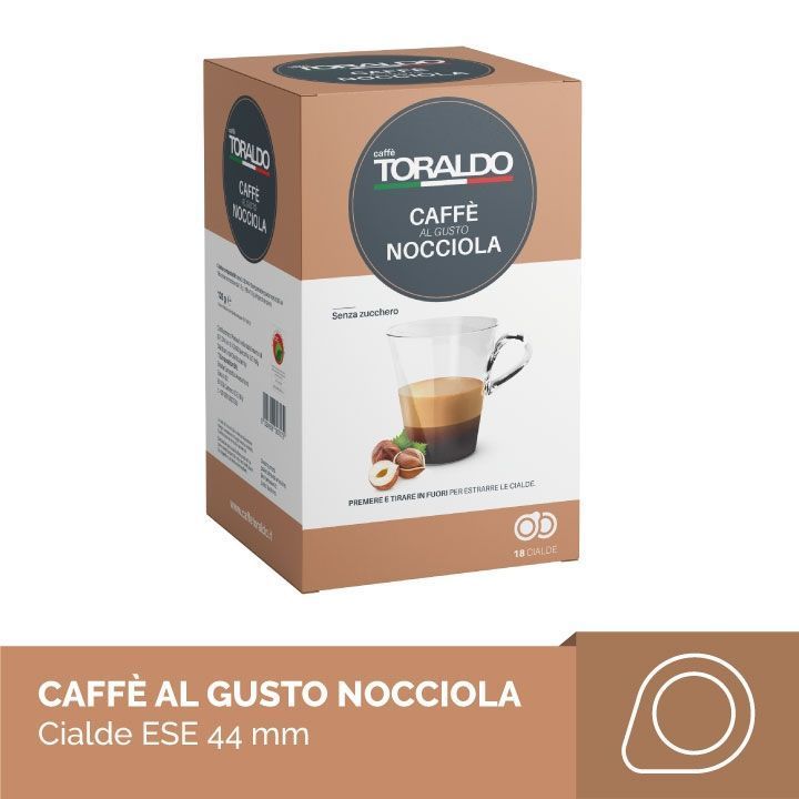 Caffè Toraldo espresso NOCCIOLA 18 cialde