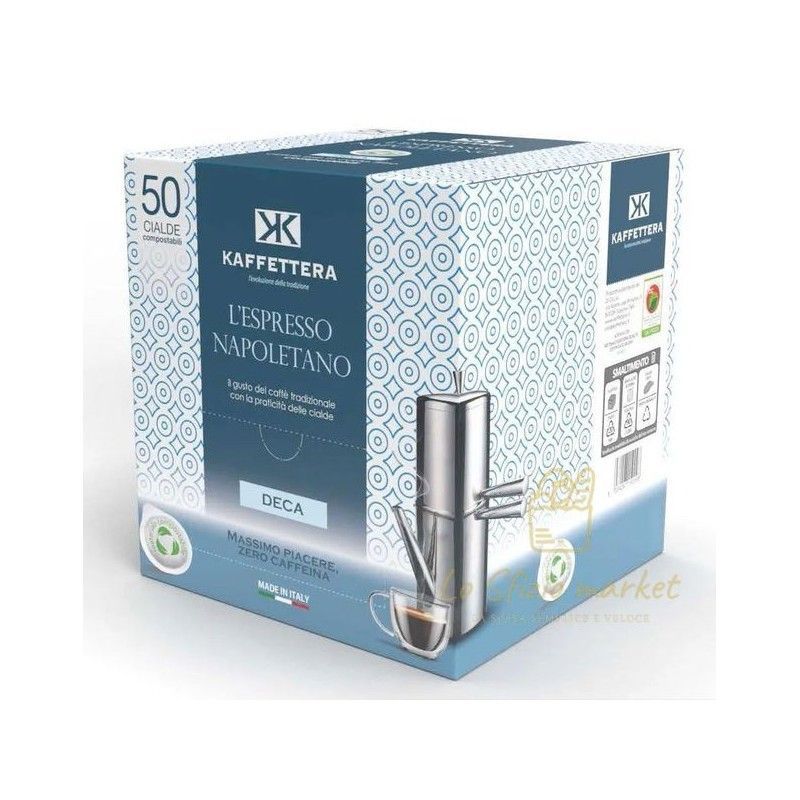 CAFFE KAFFETTEIRA DECAFFEINATO 50 CIALDE