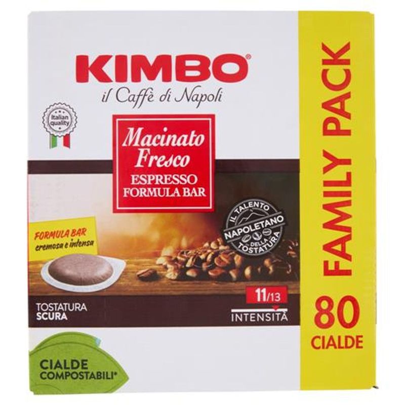KIMBO MACINATO FRESCO ESPRESSO FORMULA BAR 80 CIALDE