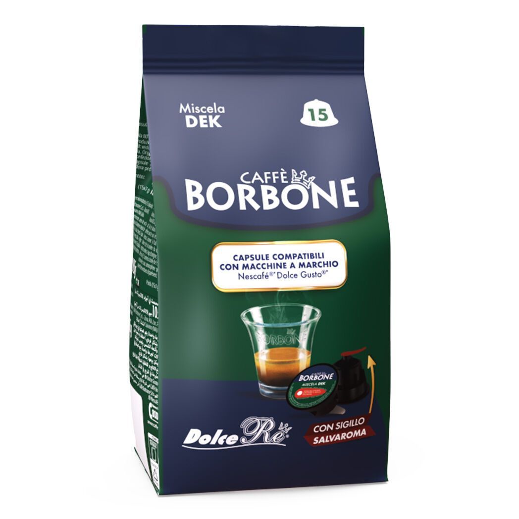 BORBONE MSCELA DECAFFEINATA DEK 15 CAPSULE