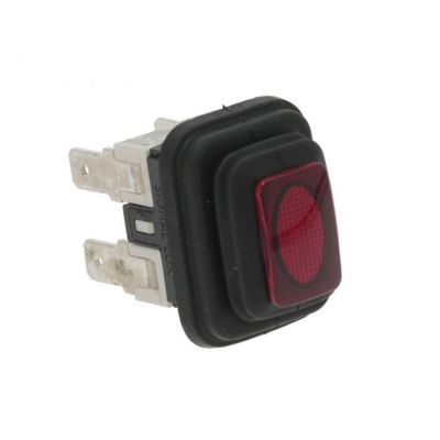 INTERRUTTORE SPIA BIPOLARE ROSSO PER MACCHINA DA CAFFÈ FROG INTERRUTTORE SPIA BIPOLARE ROSSO PER MACCHINA DA CAFFÈ FROG