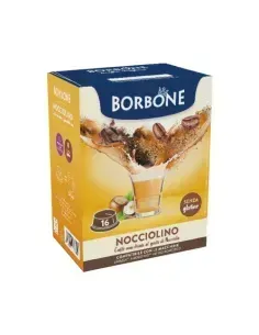 16 CAPSULE BORBONE NOCCIOLINO  A MODO MIO
