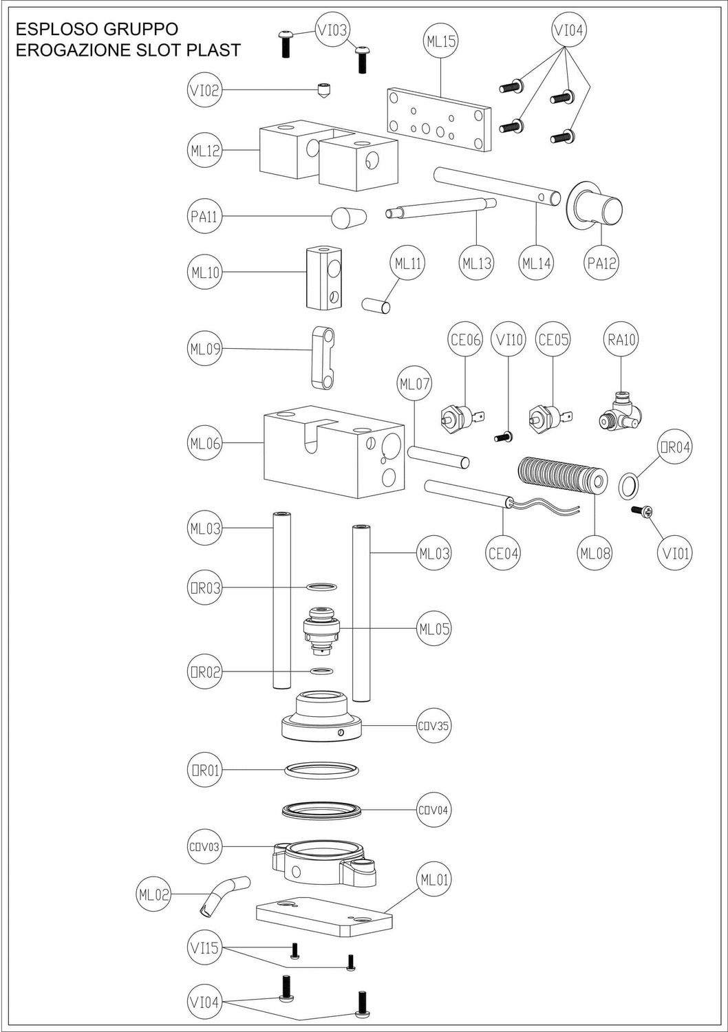 GRUPPO EROGAZIONE FABER SLOT PLAST