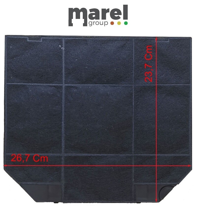 FILTRO CAPPA EFF72 267x237mm H=16mm FILTRO CAPPA EFF72 267x237mm H=16mm