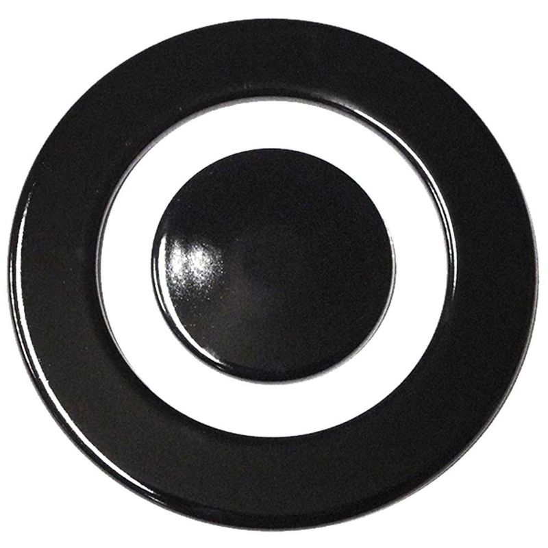 CORONA + CENTRALE SMALTATO LUCIDO, CORONA Ø 131-85 mm, CENTRALE Ø 61-56 mm