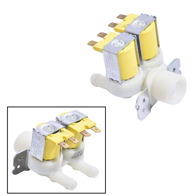 ELETTROVALVOLA 2 VIE, raccordo a 180°, 12mm, alimentazione 24V AC