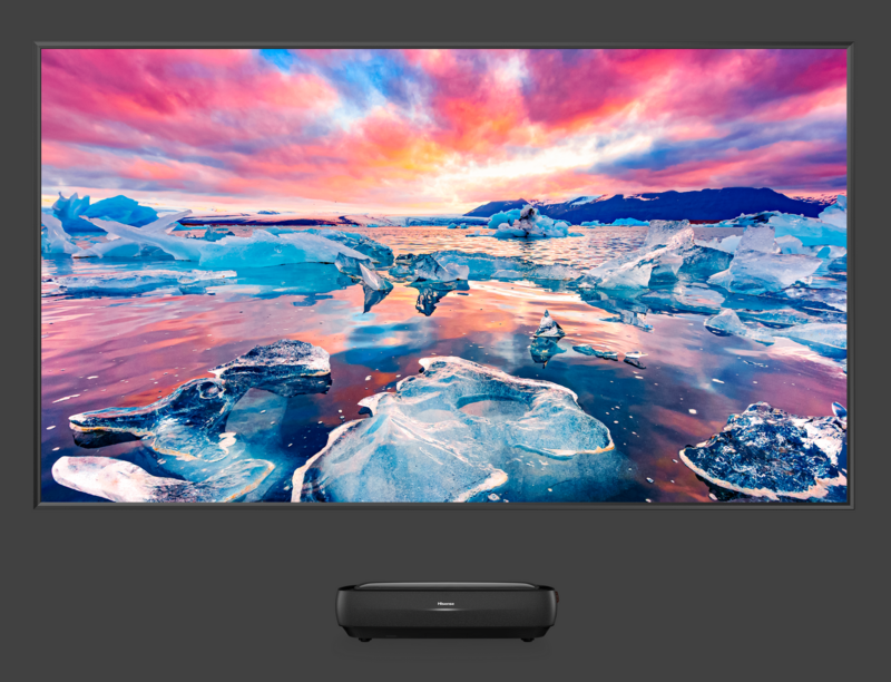 Hisense 120L9 4K HDR Smart TriChroma Laser Projector + 120" ALR Screen