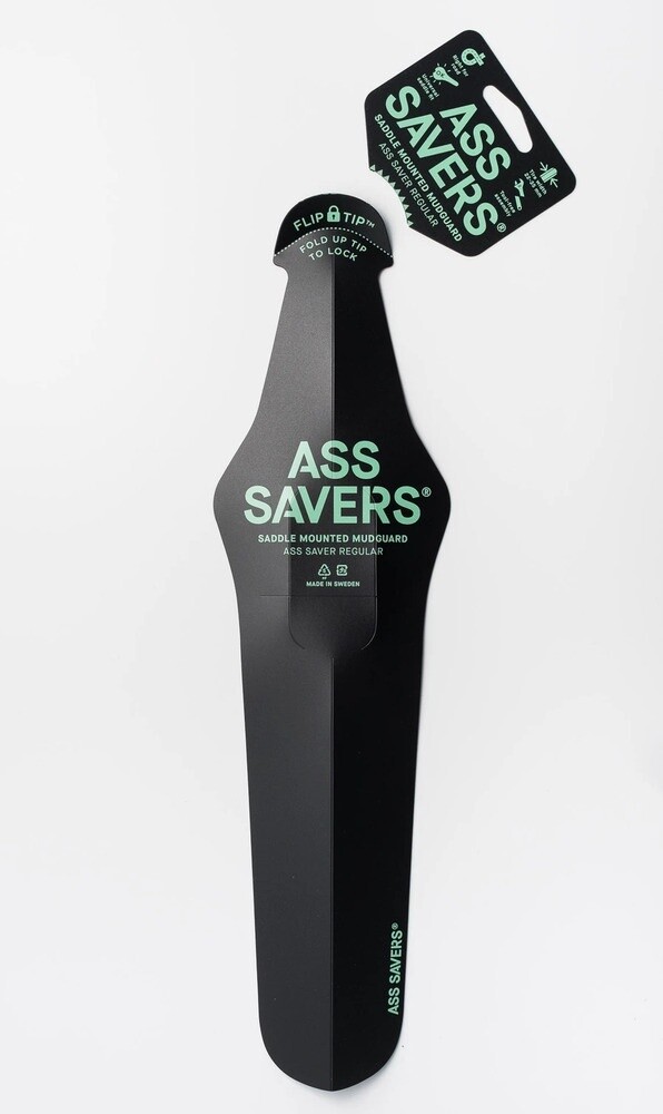 Ass Savers - Saddle Mounted Mudguard, Colour: Black