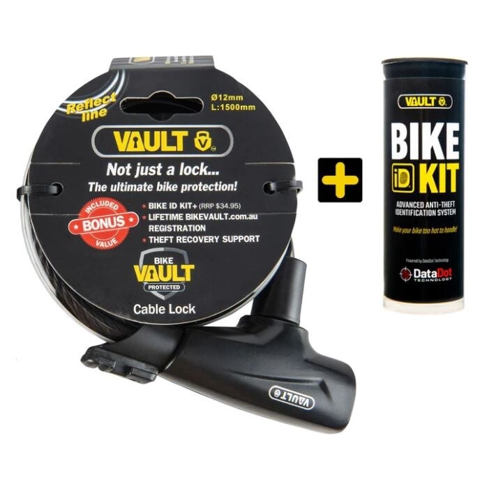 Vault Keyed Cable Lock + (Includes ID Kit)