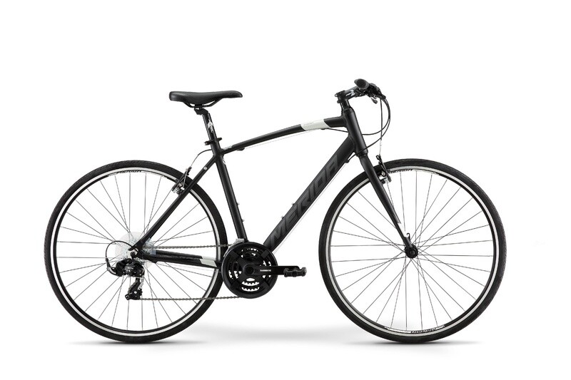 Merida Speeder 10-V - Matt Black (SILVER)
