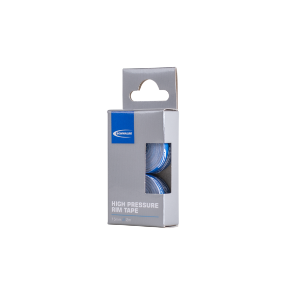 Schwalbe High Pressure Cloth Rim Tape 15mm x 2m - 2 piece pack