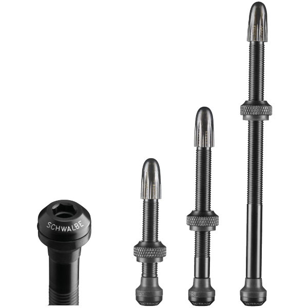 Schwalbe Tubeless Valves (Pair), Size: 40mm