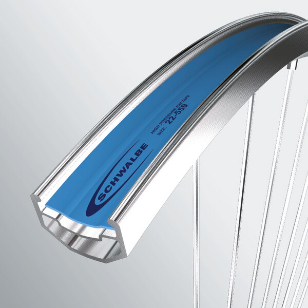 Schwalbe High Pressure Urethane Rim Tape, Size: 16mmx700c