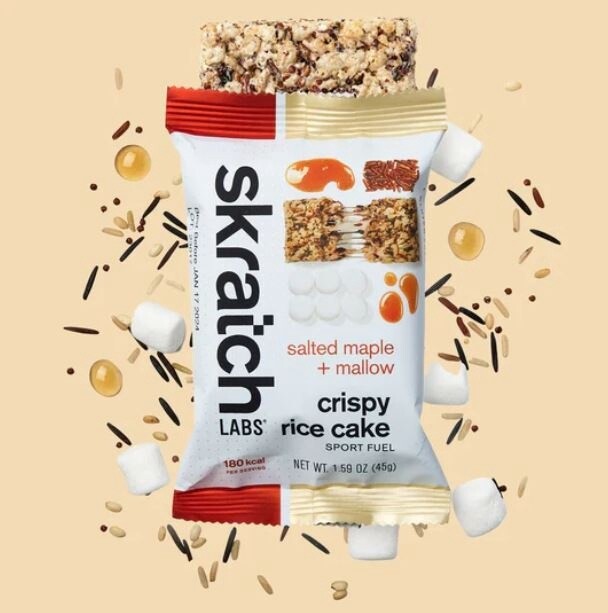 SKR Crispy Rice Cake Sport Fuel, Maple &amp; Mallow 45g
