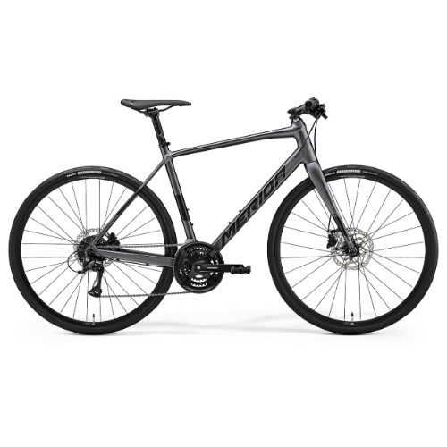 Merida 24 Speeder 100 - Dark Silver / Black, Size: X-Small