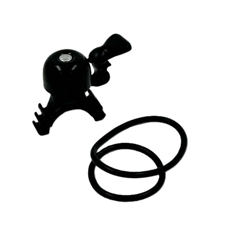 Ride66 Bicycle Bell, Stealth Mini, Black