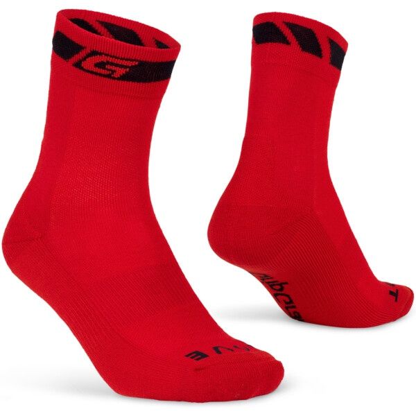 GripGrab Merino Winter Socks, Size: S - (38-41), Colour: Red