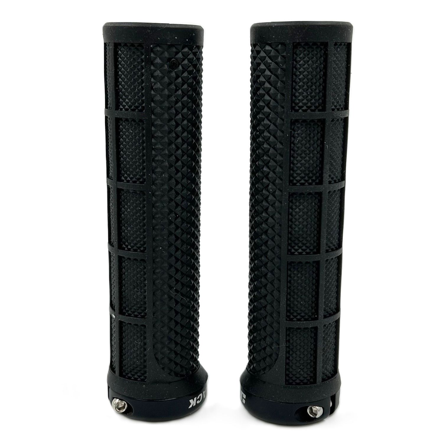 JetBlack Staple Lock-On Grips, Colour: Black
